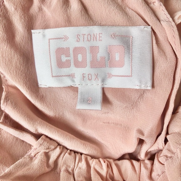 Stone Cold Fox Onyx Gown in dusty rose. Size 2 - Picture 3 of 4